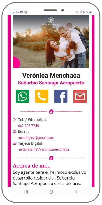 Veronica Menchaca - Suburbio Santiago - Mi Tarjeta - Tarjeta Digital
